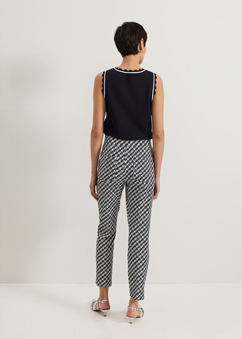 Phase Eight Carmella Trousers Navy/White USA | 4063827-BU